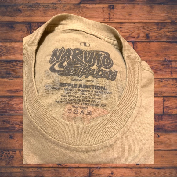Naruto Shippuden Ichiraku Ramen Shirt Rare Menu Anime Hidden Leaf Villaige - Picture 4 of 6